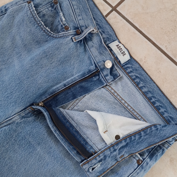 Agolde Cherie High Rise Straight Merit Wash 29 - Picture 6 of 15